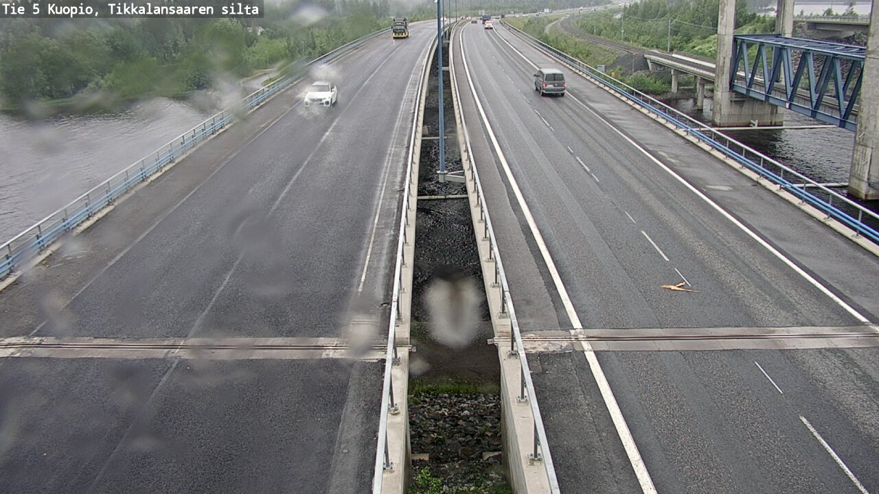 Weather Camera Image Väg 5 Kuopio, Tikkalansaari, Kuopio, Pohjois-Savo