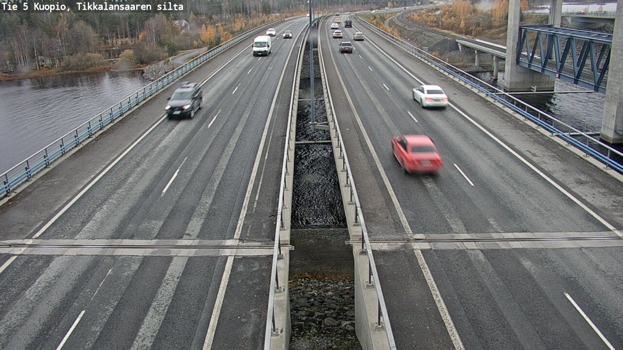 Weather Camera Image Väg 5 Kuopio, Tikkalansaari, Kuopio, Pohjois-Savo