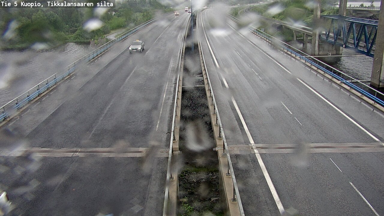 Weather Camera Image Väg 5 Kuopio, Tikkalansaari, Kuopio, Pohjois-Savo