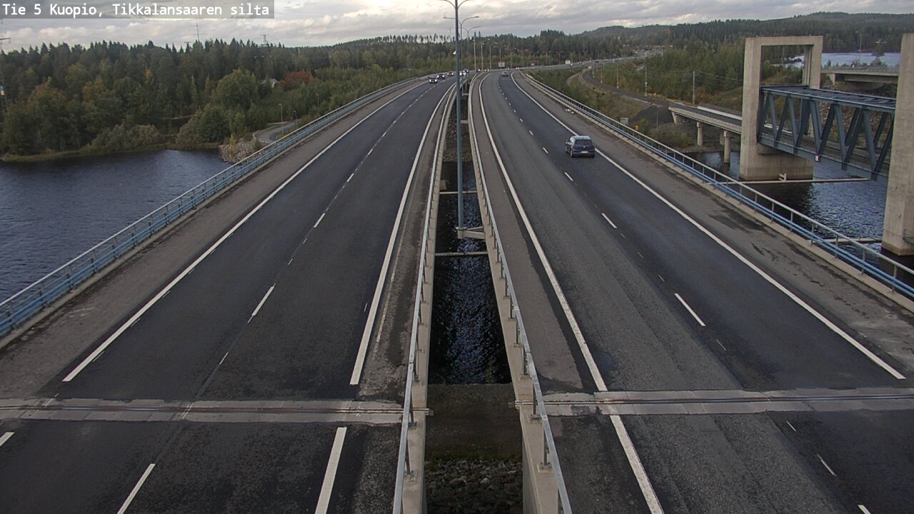Weather Camera Image Väg 5 Kuopio, Tikkalansaari, Kuopio, Pohjois-Savo