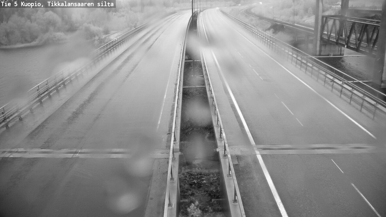 Weather Camera Image Road 5 Kuopio, Tikkalansaari, Kuopio, Pohjois-Savo
