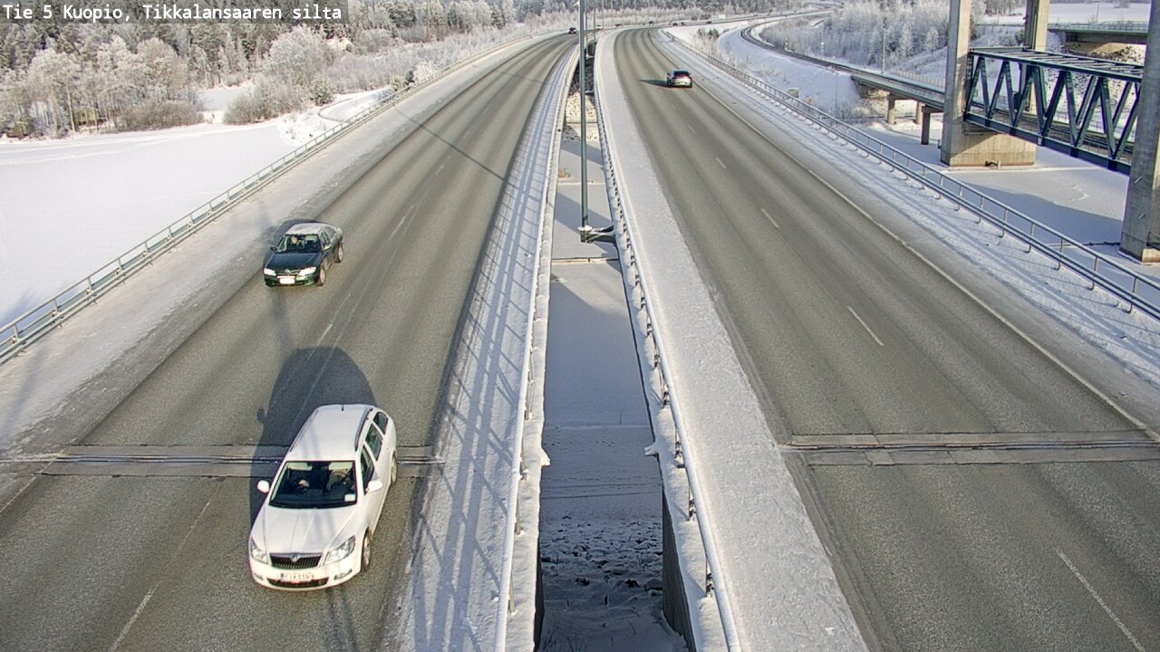 Weather Camera Image Väg 5 Kuopio, Tikkalansaari, Kuopio, Pohjois-Savo