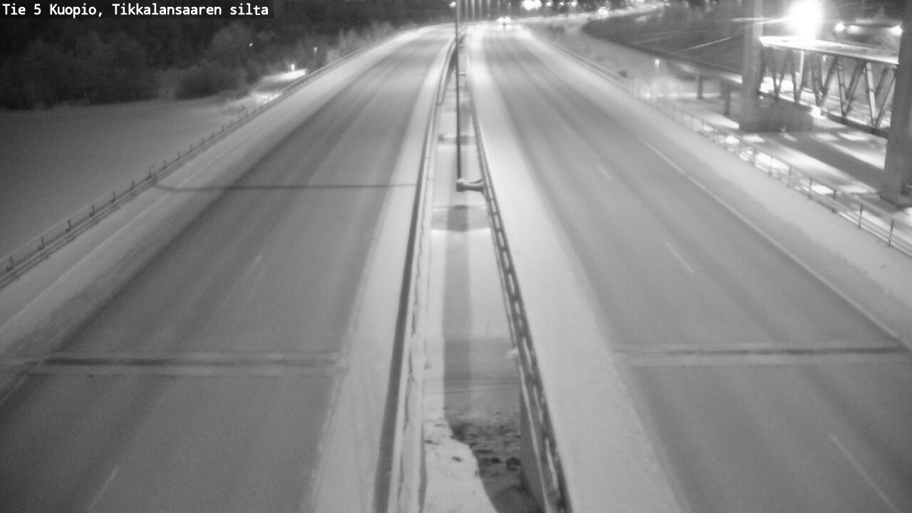 Weather Camera Image Väg 5 Kuopio, Tikkalansaari, Kuopio, Pohjois-Savo
