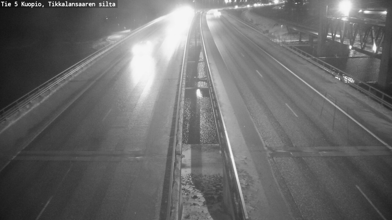 Weather Camera Image Road 5 Kuopio, Tikkalansaari, Kuopio, Pohjois-Savo