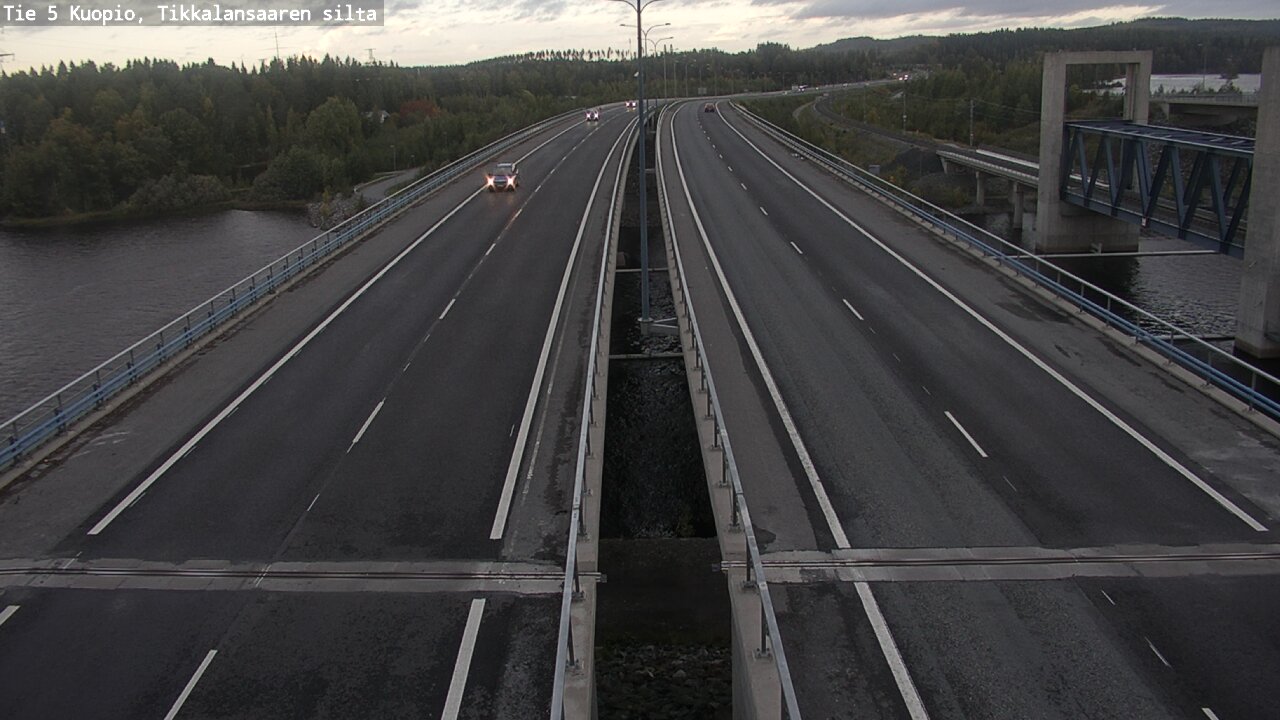 Weather Camera Image Väg 5 Kuopio, Tikkalansaari, Kuopio, Pohjois-Savo