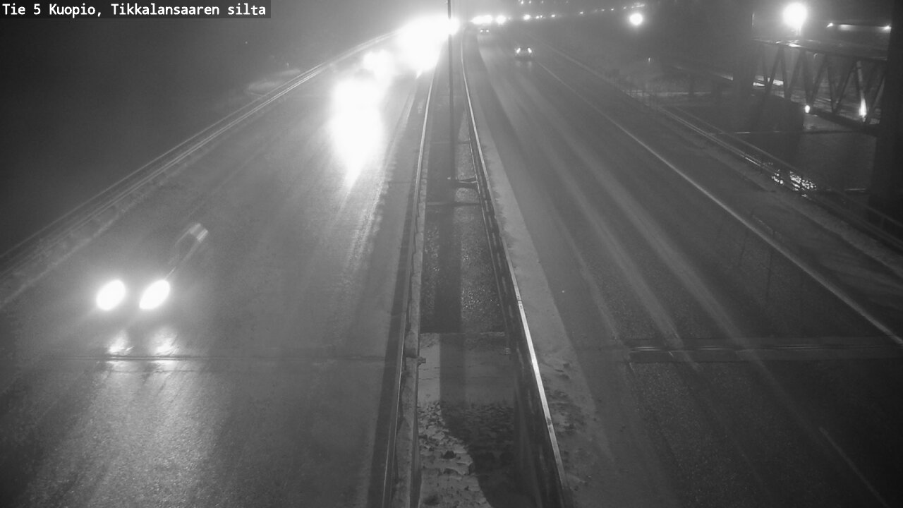 Weather Camera Image Road 5 Kuopio, Tikkalansaari, Kuopio, Pohjois-Savo