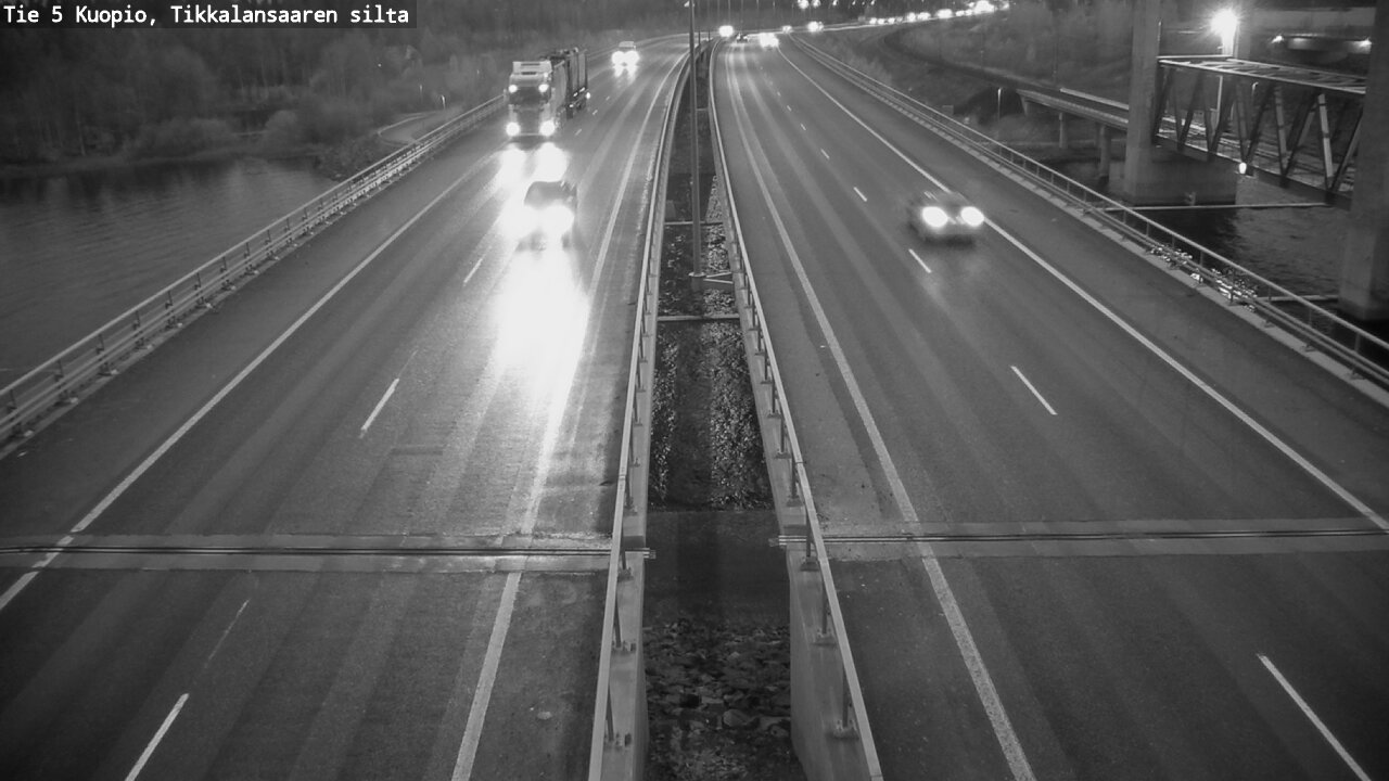 Weather Camera Image Väg 5 Kuopio, Tikkalansaari, Kuopio, Pohjois-Savo