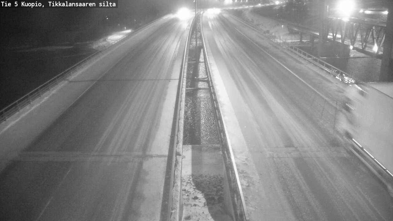 Weather Camera Image Road 5 Kuopio, Tikkalansaari, Kuopio, Pohjois-Savo