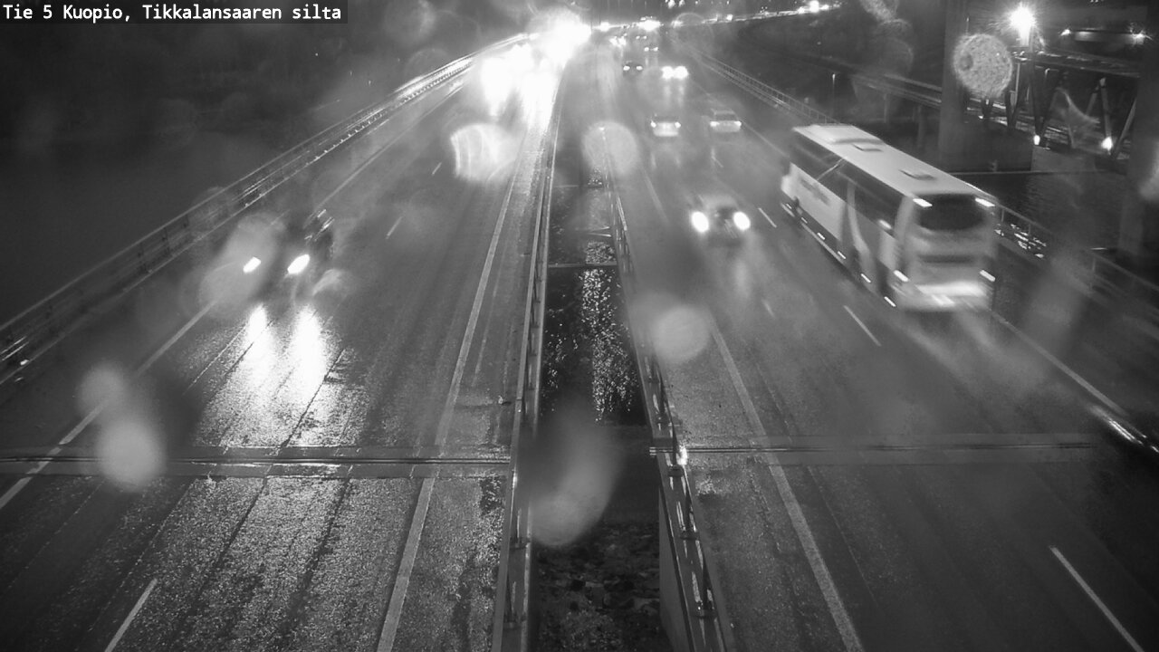 Weather Camera Image Väg 5 Kuopio, Tikkalansaari, Kuopio, Pohjois-Savo