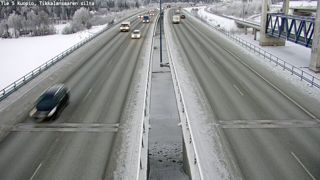 Kelikamerat Kuva Tie 5 Kuopio, Tikkalansaari, Kuopio, Pohjois-Savo