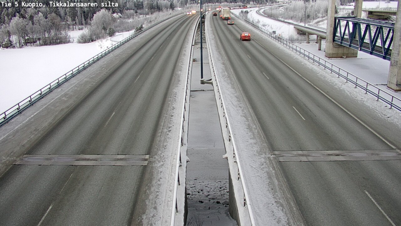 Kelikamerat Kuva Tie 5 Kuopio, Tikkalansaari, Kuopio, Pohjois-Savo