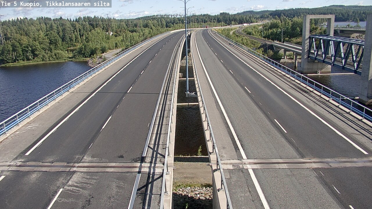 Kelikamerat Kuva Tie 5 Kuopio, Tikkalansaari, Kuopio, Pohjois-Savo