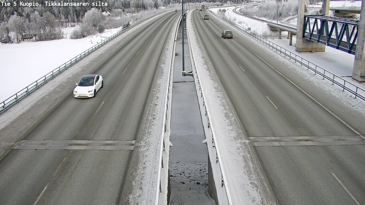 Kelikamerat Kuva Tie 5 Kuopio, Tikkalansaari, Kuopio, Pohjois-Savo