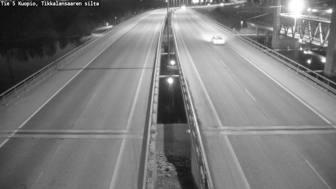 Weather Camera Image Väg 5 Kuopio, Tikkalansaari, Kuopio, Pohjois-Savo