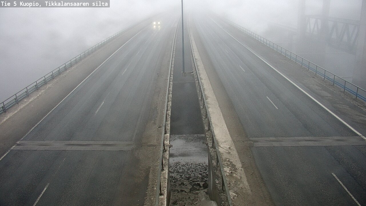 Weather Camera Image Road 5 Kuopio, Tikkalansaari, Kuopio, Pohjois-Savo