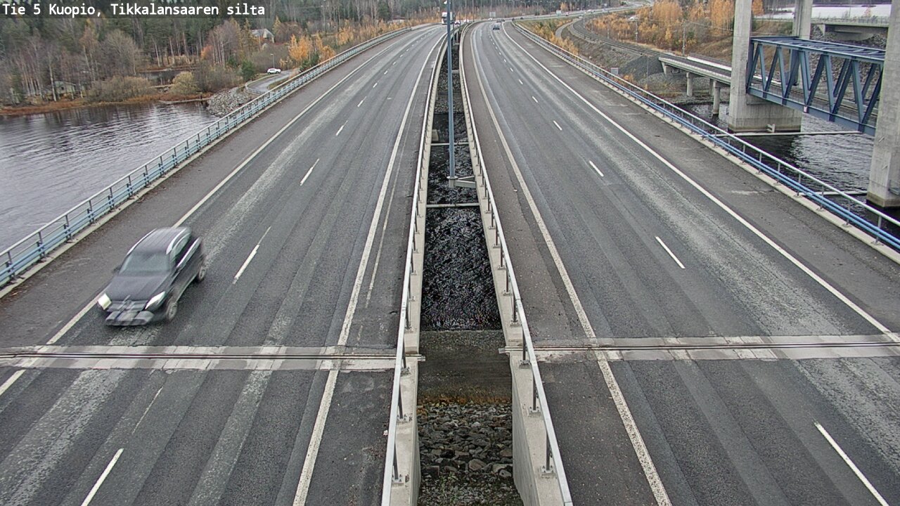 Weather Camera Image Väg 5 Kuopio, Tikkalansaari, Kuopio, Pohjois-Savo