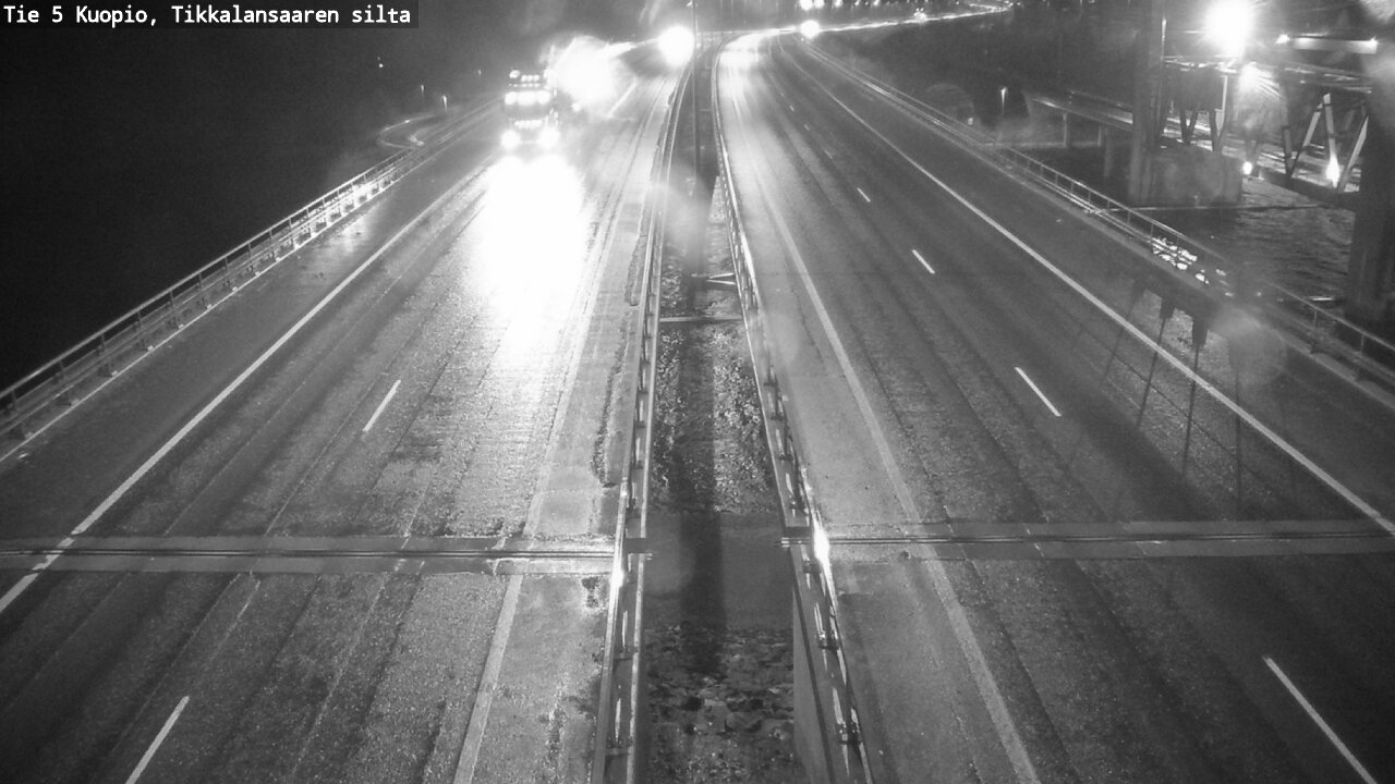 Weather Camera Image Road 5 Kuopio, Tikkalansaari, Kuopio, Pohjois-Savo
