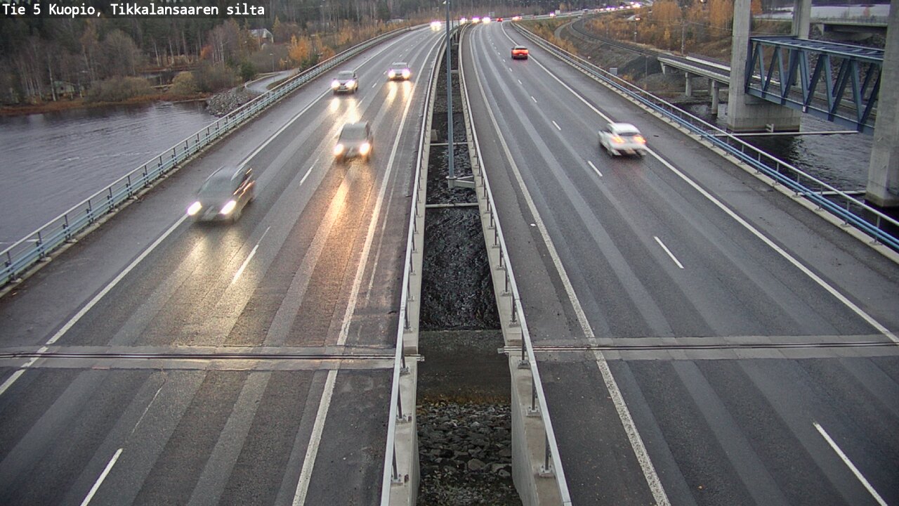 Weather Camera Image Väg 5 Kuopio, Tikkalansaari, Kuopio, Pohjois-Savo