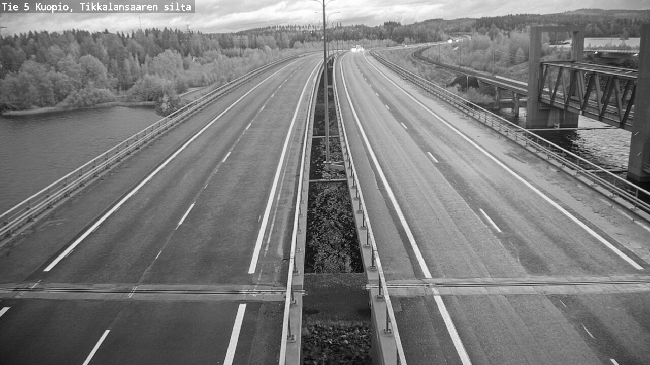 Weather Camera Image Väg 5 Kuopio, Tikkalansaari, Kuopio, Pohjois-Savo