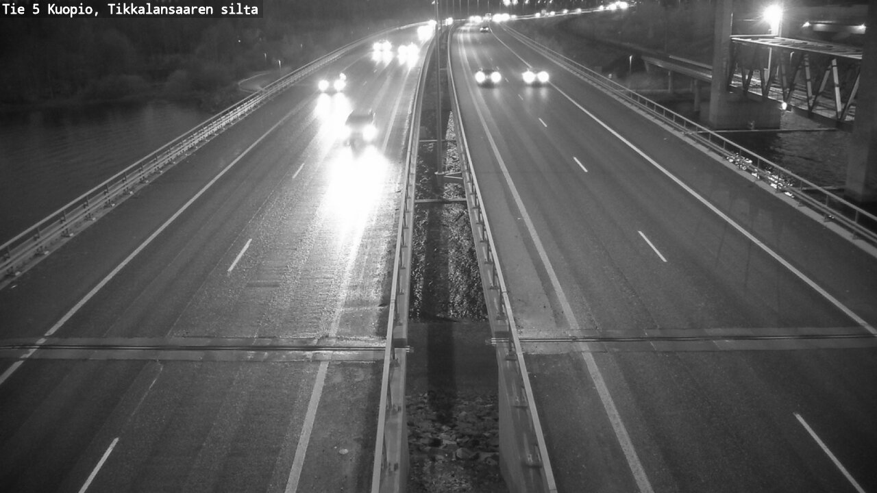 Weather Camera Image Väg 5 Kuopio, Tikkalansaari, Kuopio, Pohjois-Savo