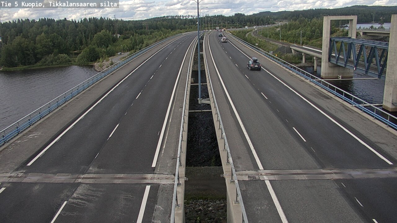 Kelikamerat Kuva Tie 5 Kuopio, Tikkalansaari, Kuopio, Pohjois-Savo