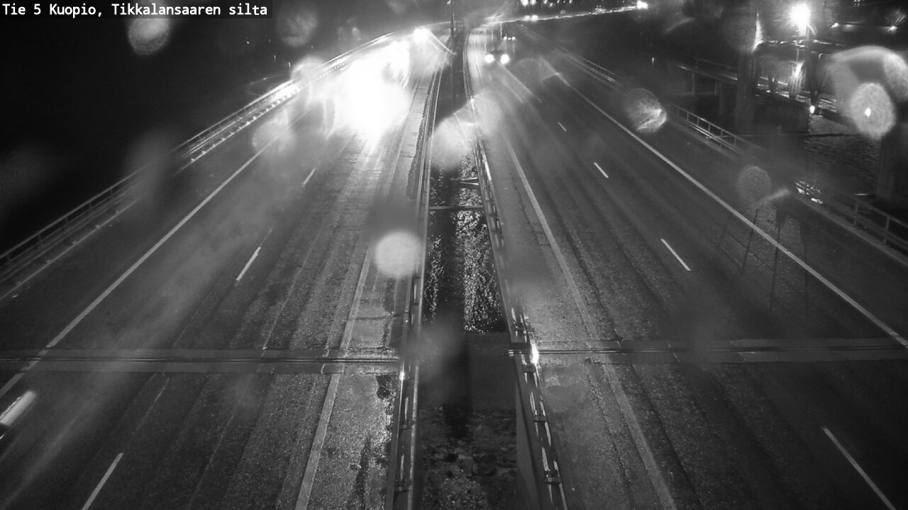 Weather Camera Image Väg 5 Kuopio, Tikkalansaari, Kuopio, Pohjois-Savo