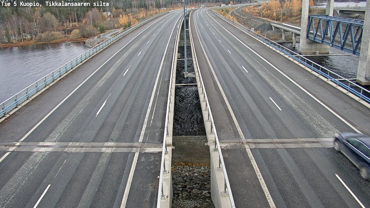 Weather Camera Image Väg 5 Kuopio, Tikkalansaari, Kuopio, Pohjois-Savo