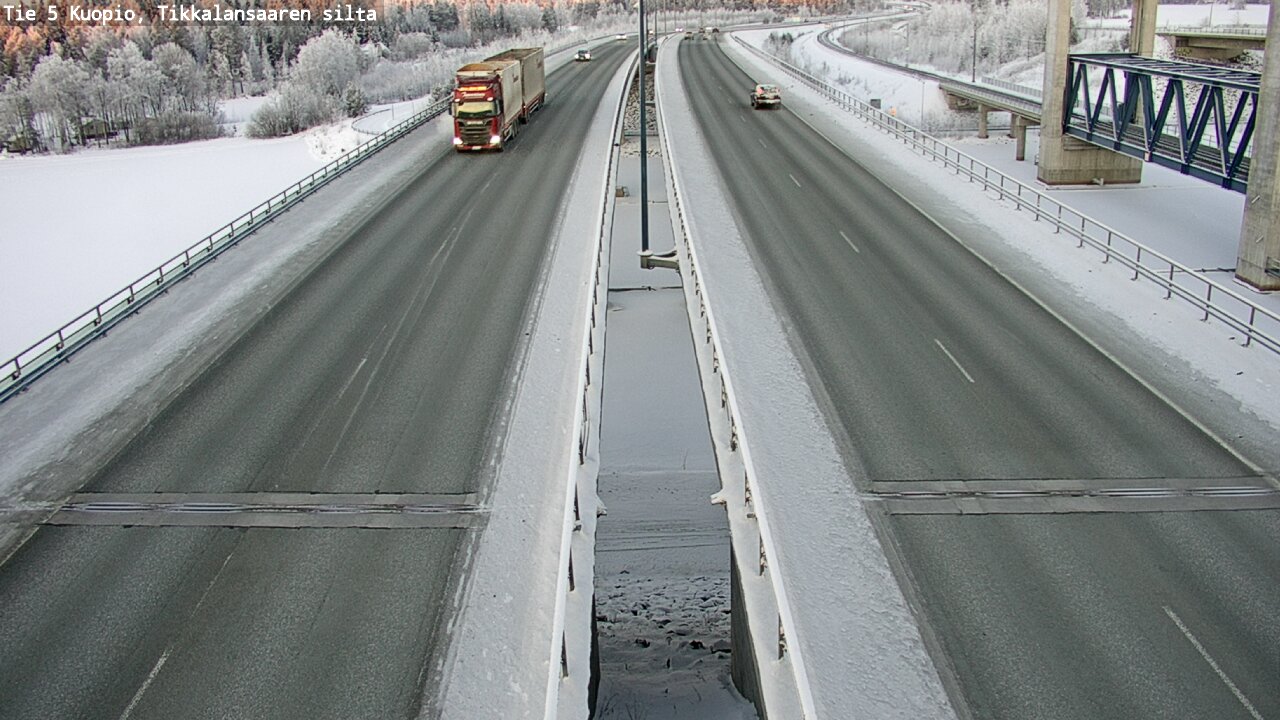 Weather Camera Image Väg 5 Kuopio, Tikkalansaari, Kuopio, Pohjois-Savo