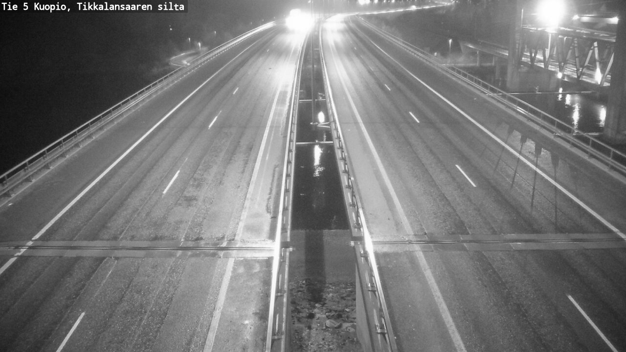 Weather Camera Image Road 5 Kuopio, Tikkalansaari, Kuopio, Pohjois-Savo