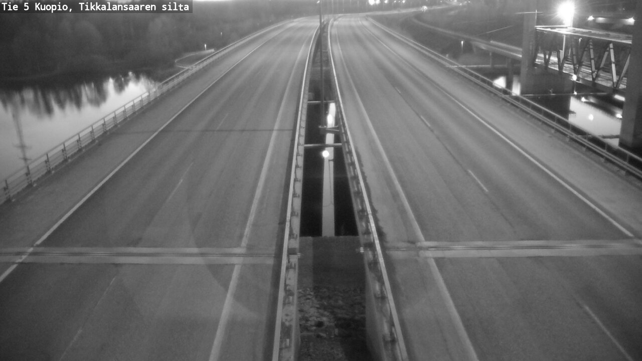 Weather Camera Image Väg 5 Kuopio, Tikkalansaari, Kuopio, Pohjois-Savo