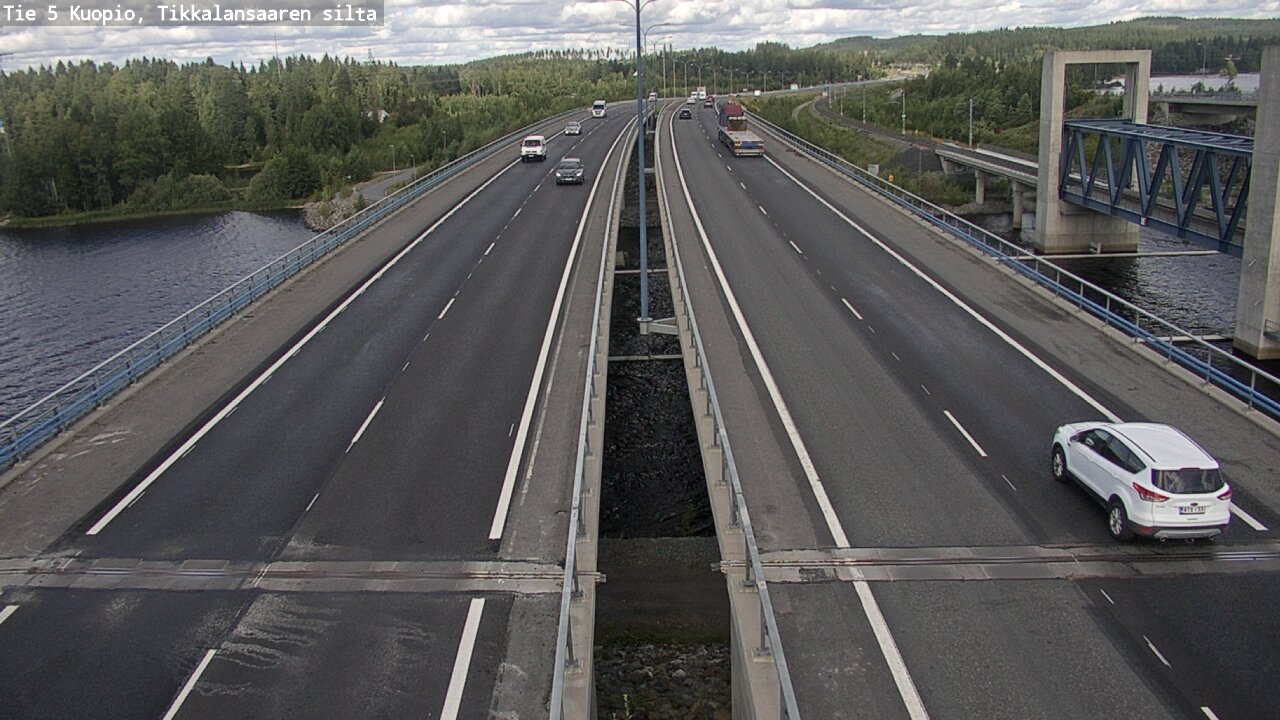 Kelikamerat Kuva Tie 5 Kuopio, Tikkalansaari, Kuopio, Pohjois-Savo
