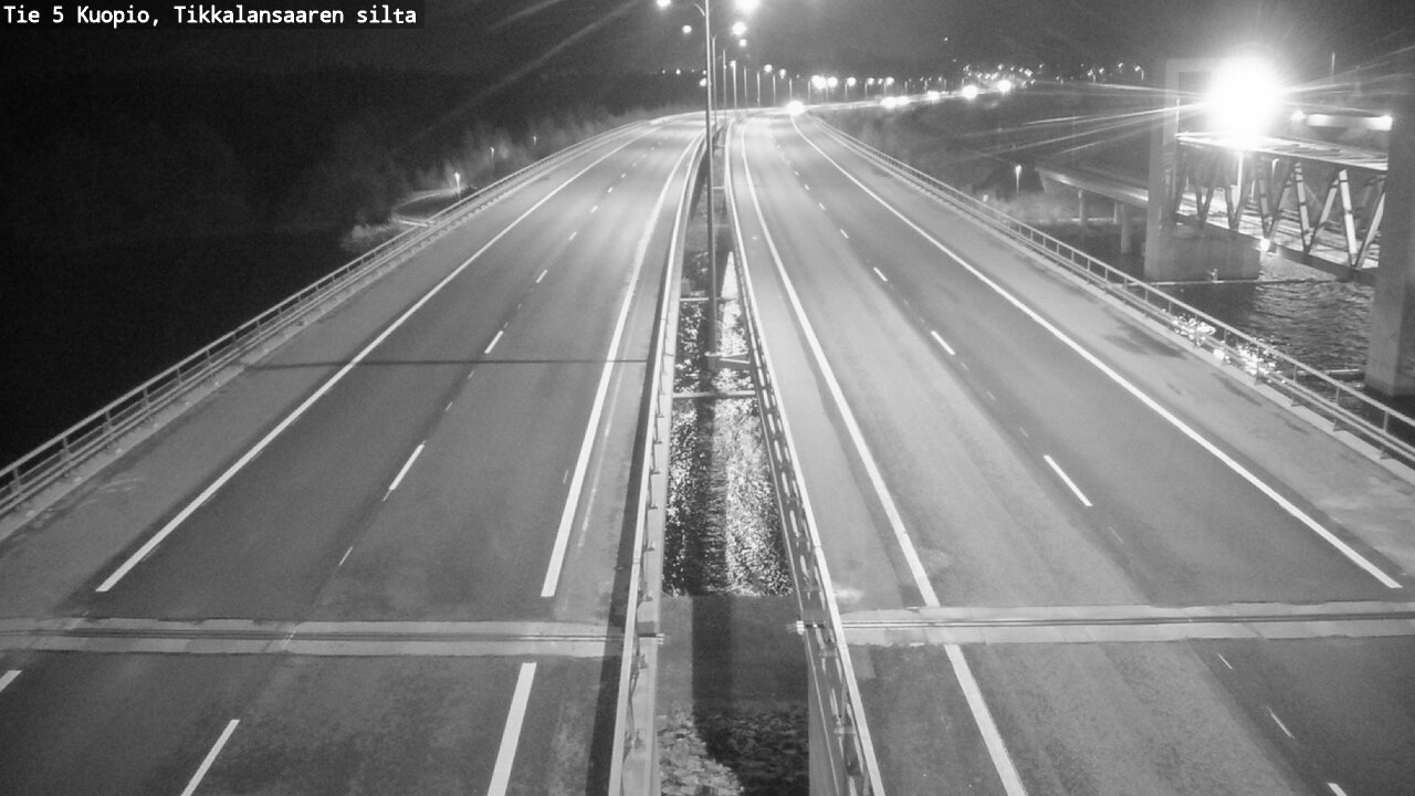 Weather Camera Image Väg 5 Kuopio, Tikkalansaari, Kuopio, Pohjois-Savo