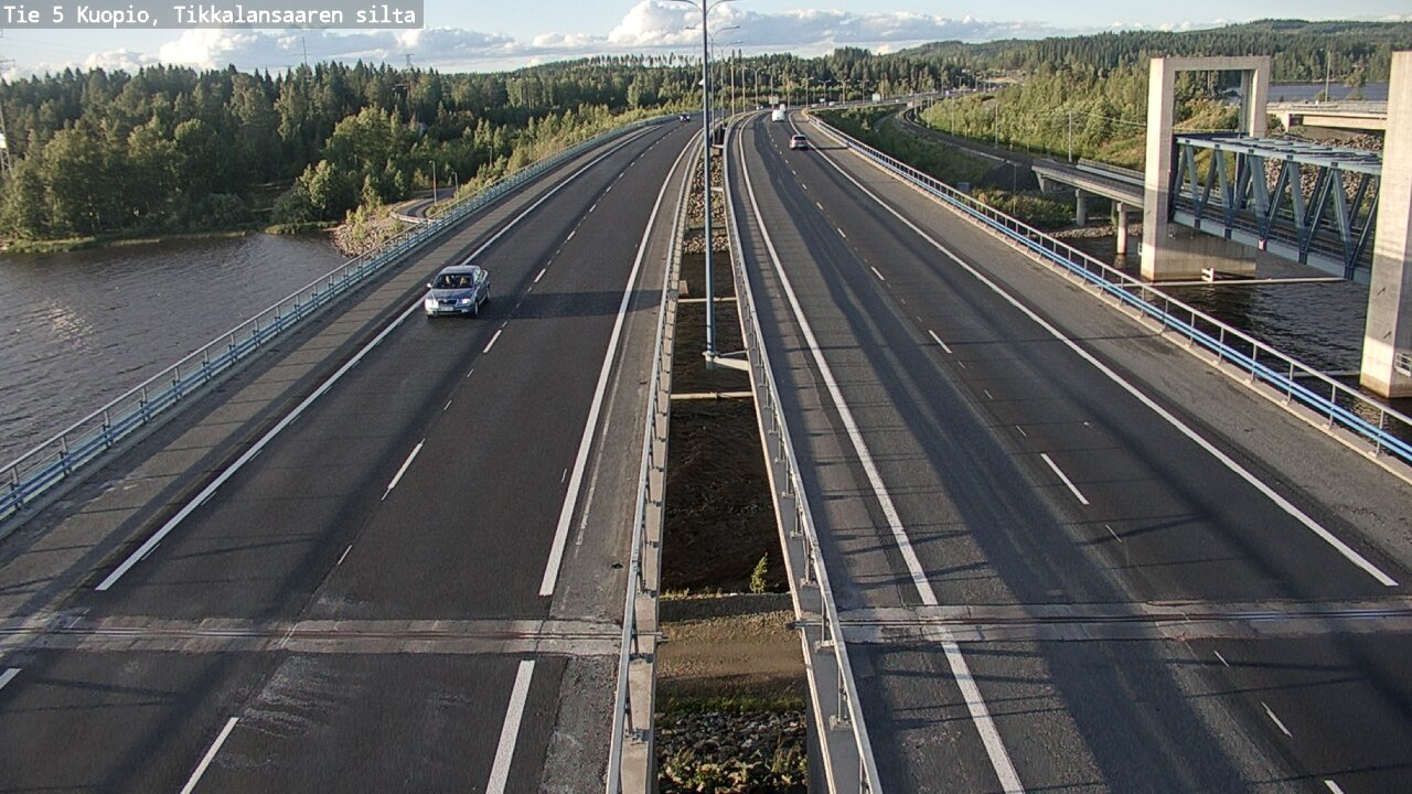 Kelikamerat Kuva Tie 5 Kuopio, Tikkalansaari, Kuopio, Pohjois-Savo
