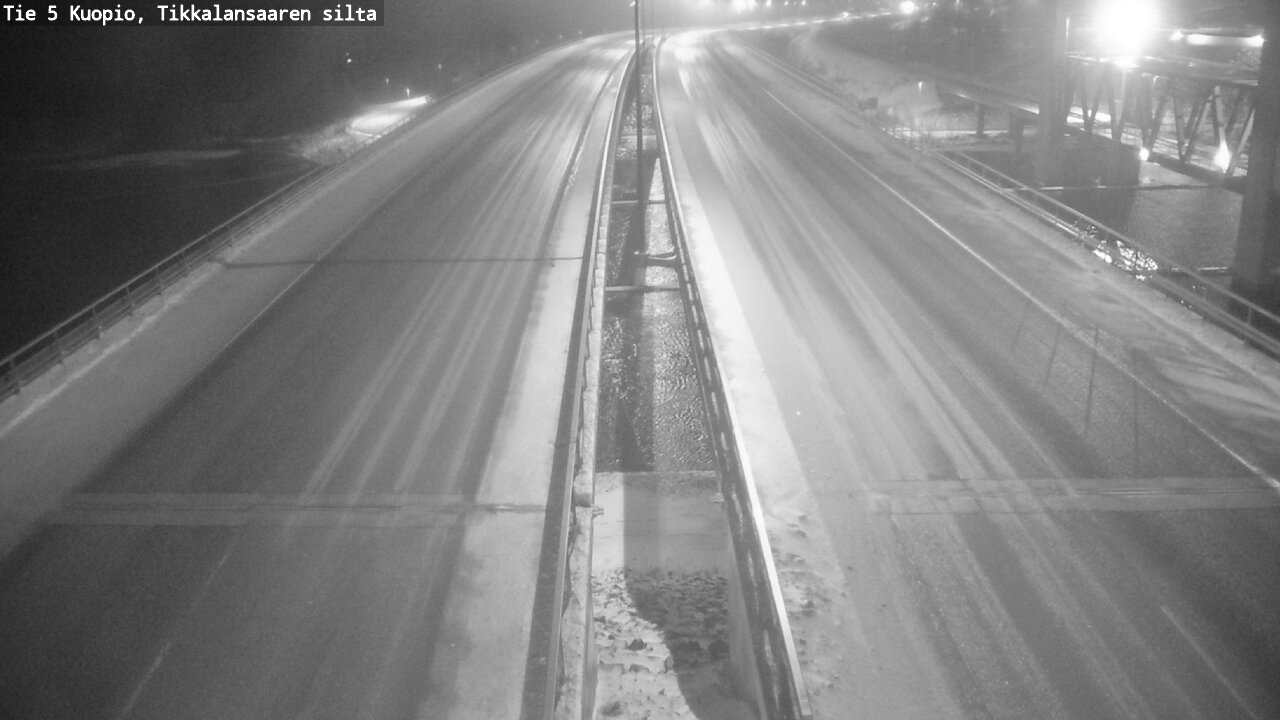 Weather Camera Image Road 5 Kuopio, Tikkalansaari, Kuopio, Pohjois-Savo