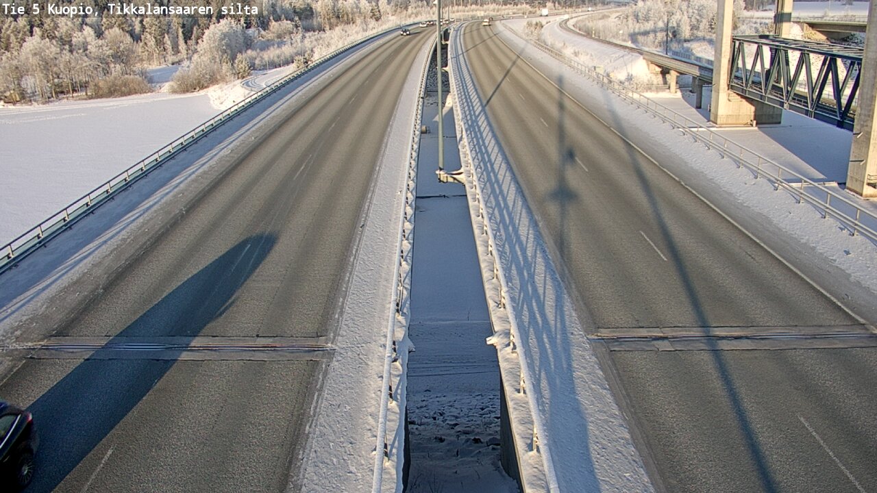 Weather Camera Image Väg 5 Kuopio, Tikkalansaari, Kuopio, Pohjois-Savo