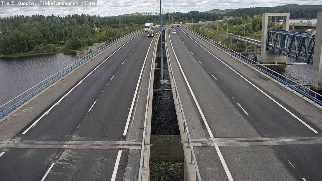Kelikamerat Kuva Tie 5 Kuopio, Tikkalansaari, Kuopio, Pohjois-Savo