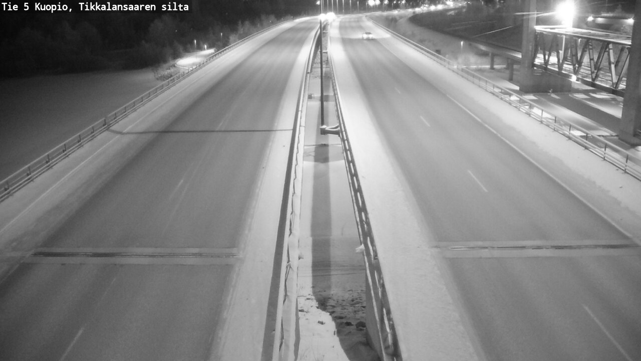 Weather Camera Image Väg 5 Kuopio, Tikkalansaari, Kuopio, Pohjois-Savo