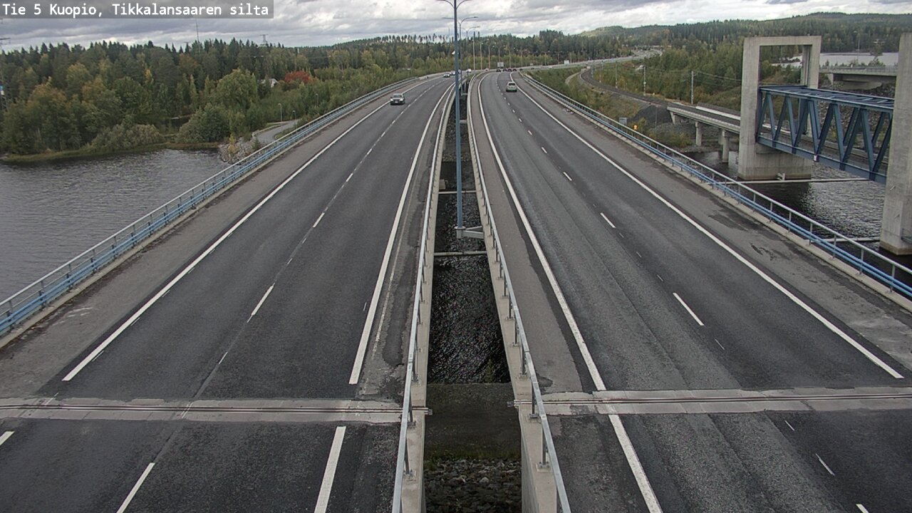 Weather Camera Image Väg 5 Kuopio, Tikkalansaari, Kuopio, Pohjois-Savo