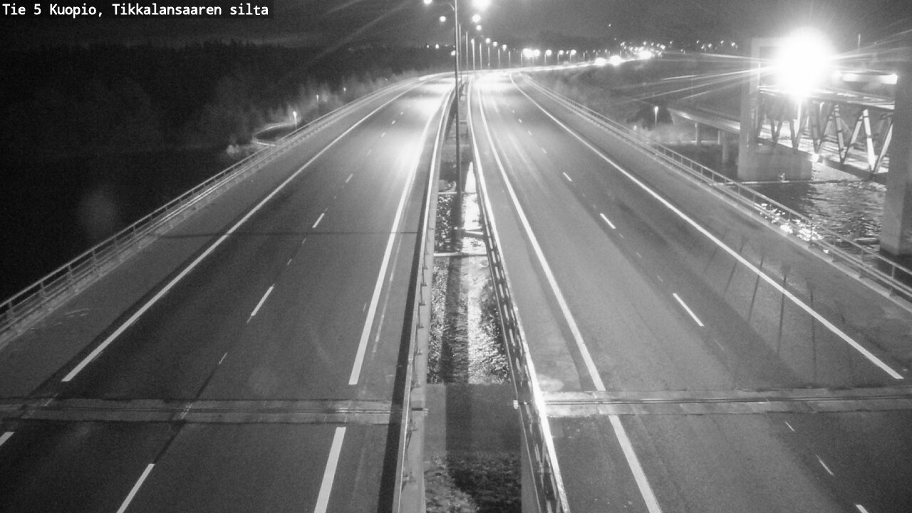 Weather Camera Image Väg 5 Kuopio, Tikkalansaari, Kuopio, Pohjois-Savo