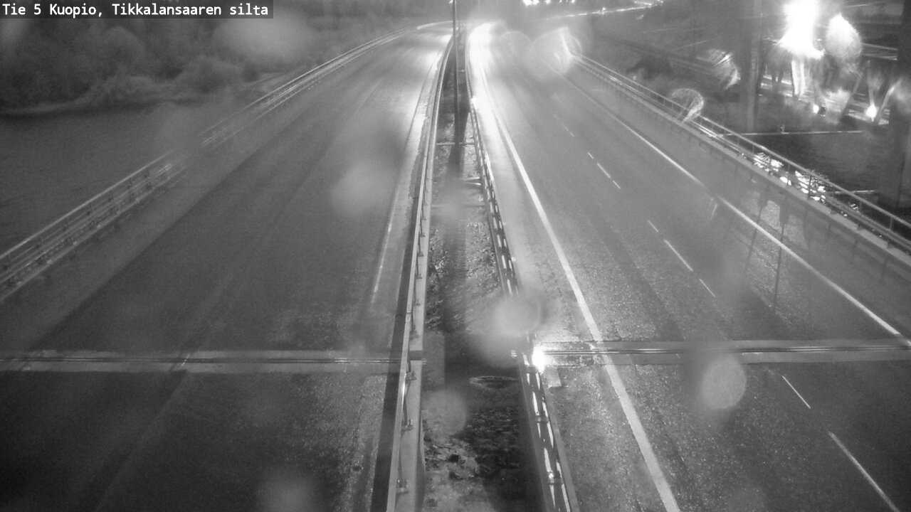 Weather Camera Image Road 5 Kuopio, Tikkalansaari, Kuopio, Pohjois-Savo