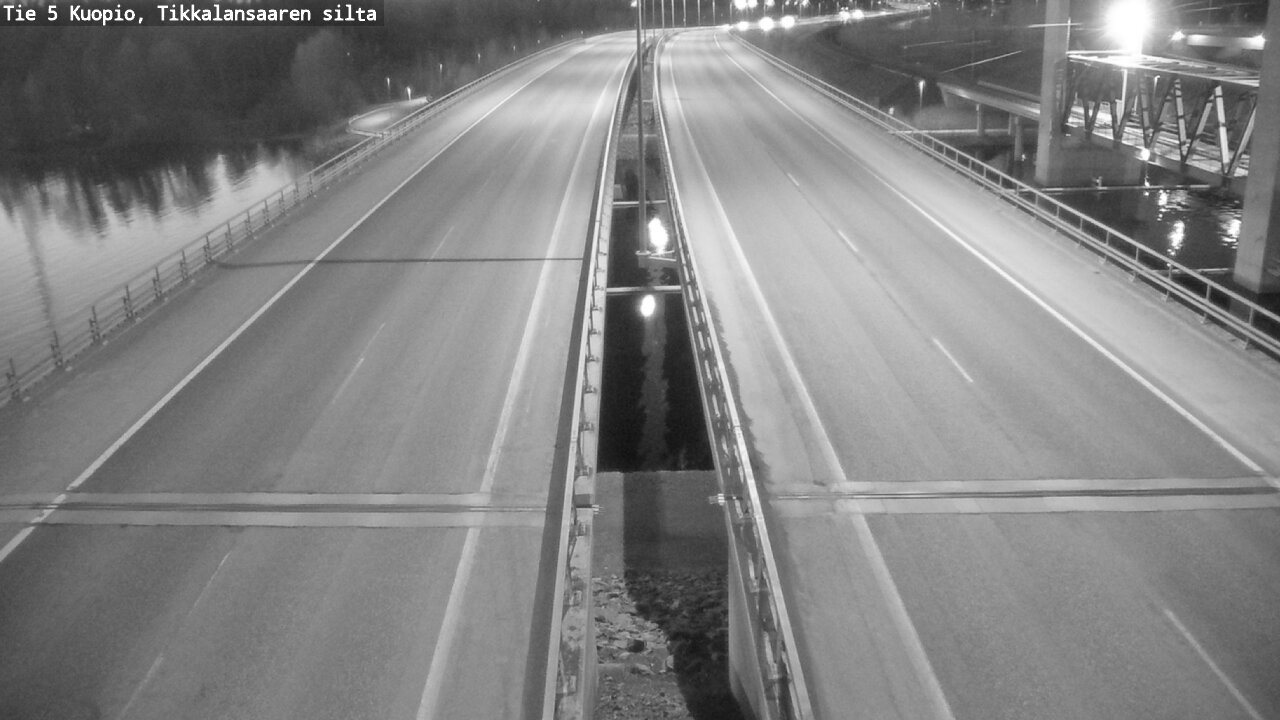 Weather Camera Image Väg 5 Kuopio, Tikkalansaari, Kuopio, Pohjois-Savo