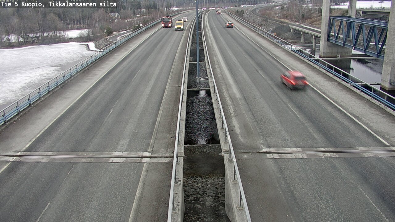 Kelikamerat Kuva Tie 5 Kuopio, Tikkalansaari, Kuopio, Pohjois-Savo