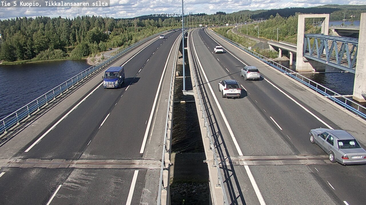 Kelikamerat Kuva Tie 5 Kuopio, Tikkalansaari, Kuopio, Pohjois-Savo