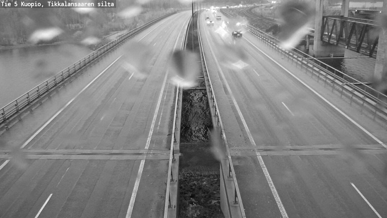 Weather Camera Image Väg 5 Kuopio, Tikkalansaari, Kuopio, Pohjois-Savo
