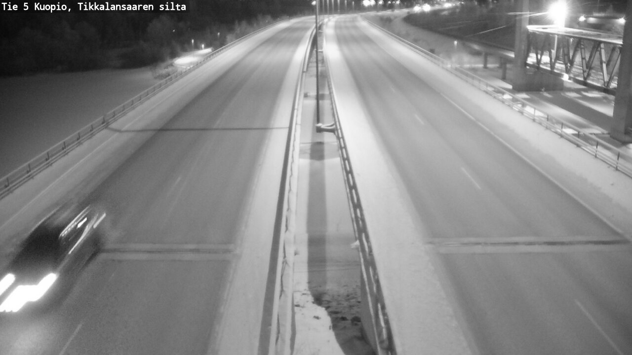 Weather Camera Image Väg 5 Kuopio, Tikkalansaari, Kuopio, Pohjois-Savo