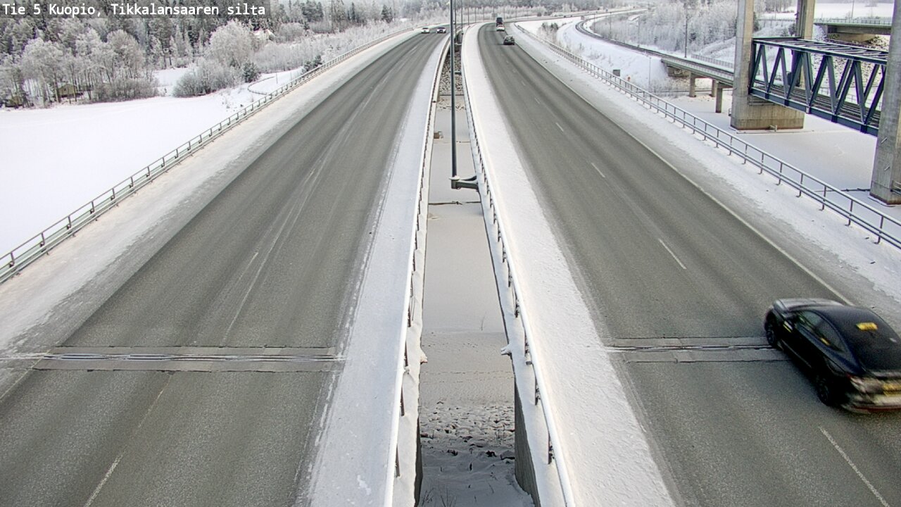 Weather Camera Image Väg 5 Kuopio, Tikkalansaari, Kuopio, Pohjois-Savo