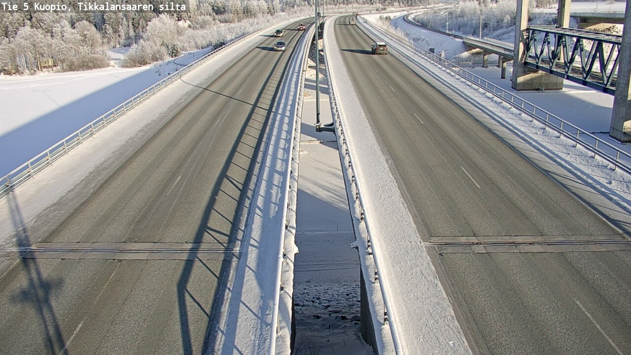 Weather Camera Image Väg 5 Kuopio, Tikkalansaari, Kuopio, Pohjois-Savo