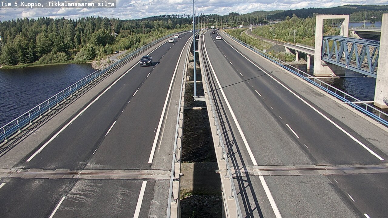 Kelikamerat Kuva Tie 5 Kuopio, Tikkalansaari, Kuopio, Pohjois-Savo