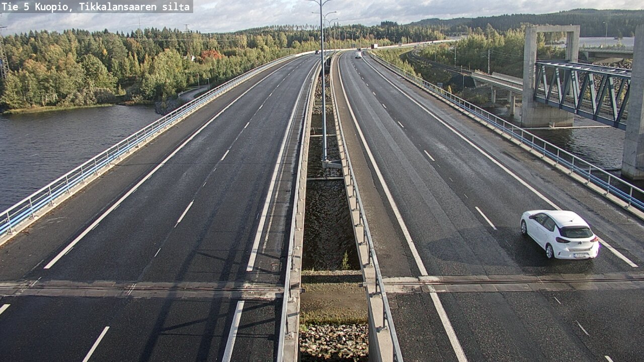 Weather Camera Image Väg 5 Kuopio, Tikkalansaari, Kuopio, Pohjois-Savo