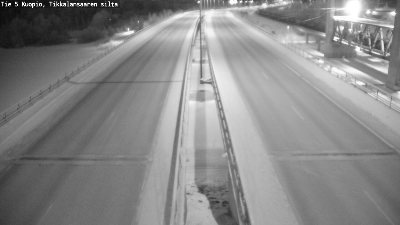 Weather Camera Image Väg 5 Kuopio, Tikkalansaari, Kuopio, Pohjois-Savo